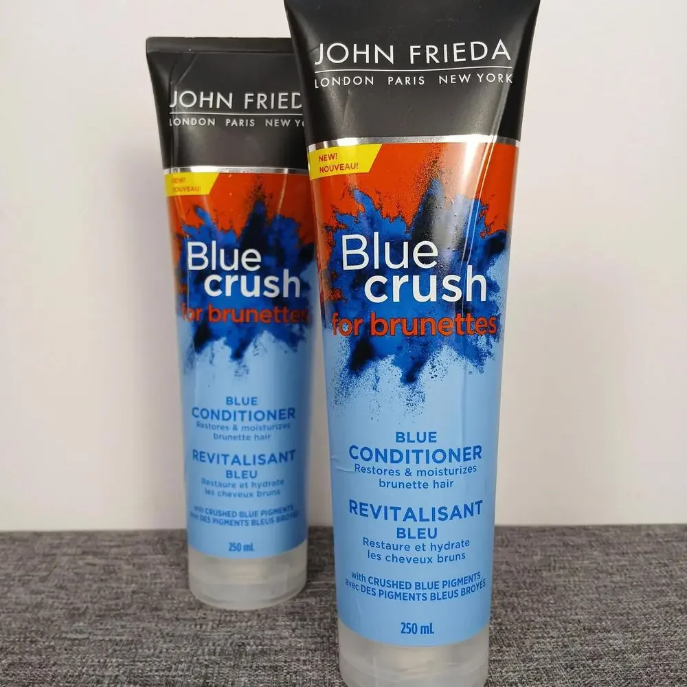 John Frieda Blue Crush Conditioner For Brunettes 250ml x2 Bundle NEW Sealed Tone - Picture 3 of 7